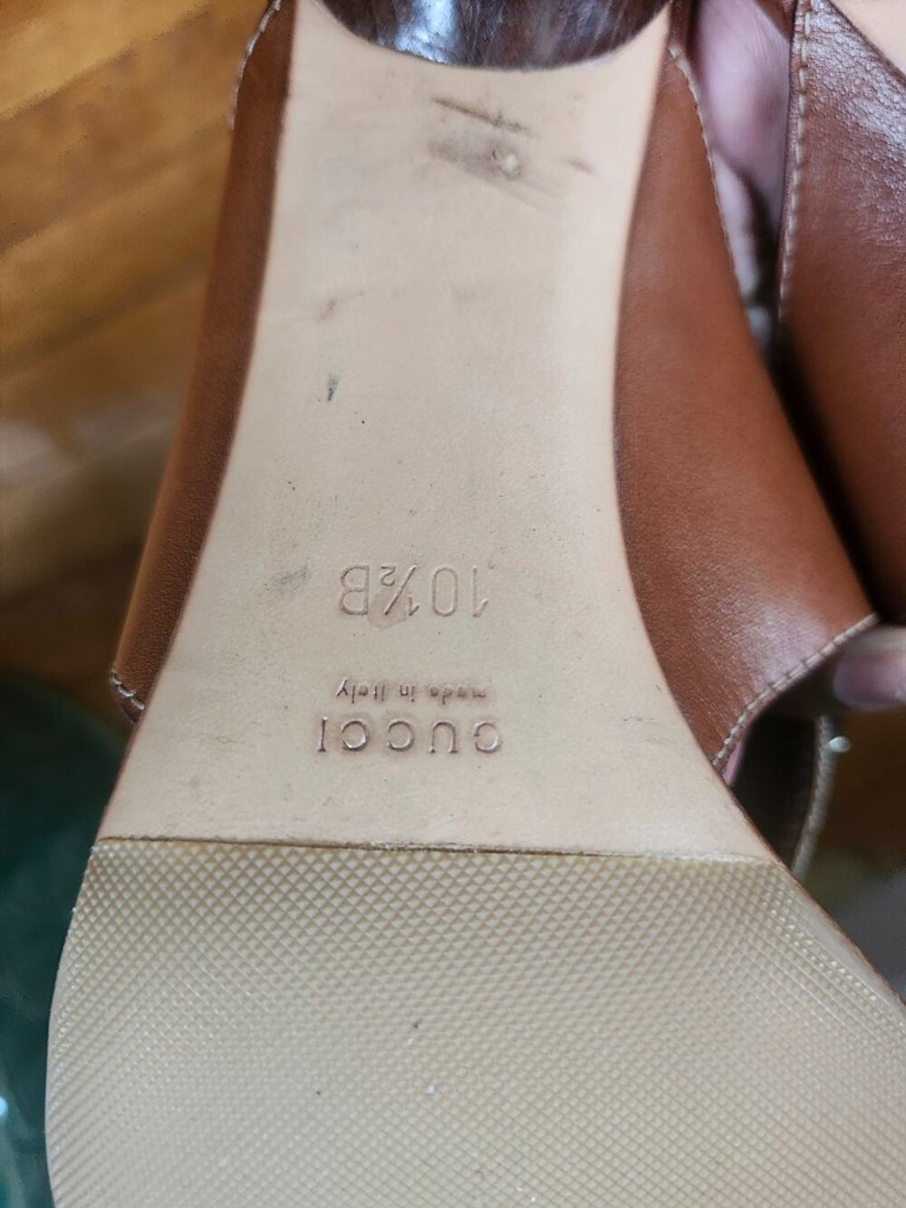 Gucci Horsebit Brown leather sandal. - Picture 6 of 6